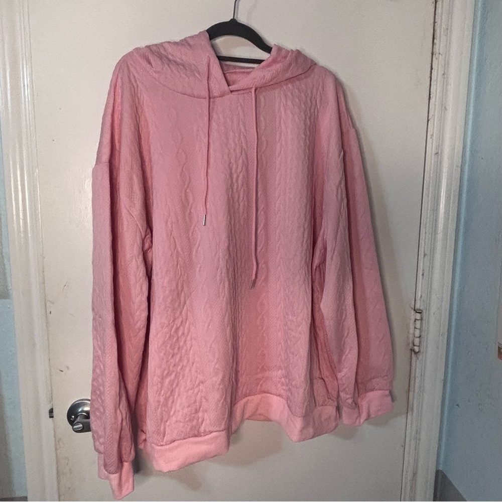 Pink Hooded Sweatshirt